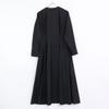 LE PHIL 534-0240904 Black Front Tuck Long Sleeve Dress dress 1 blackUsed