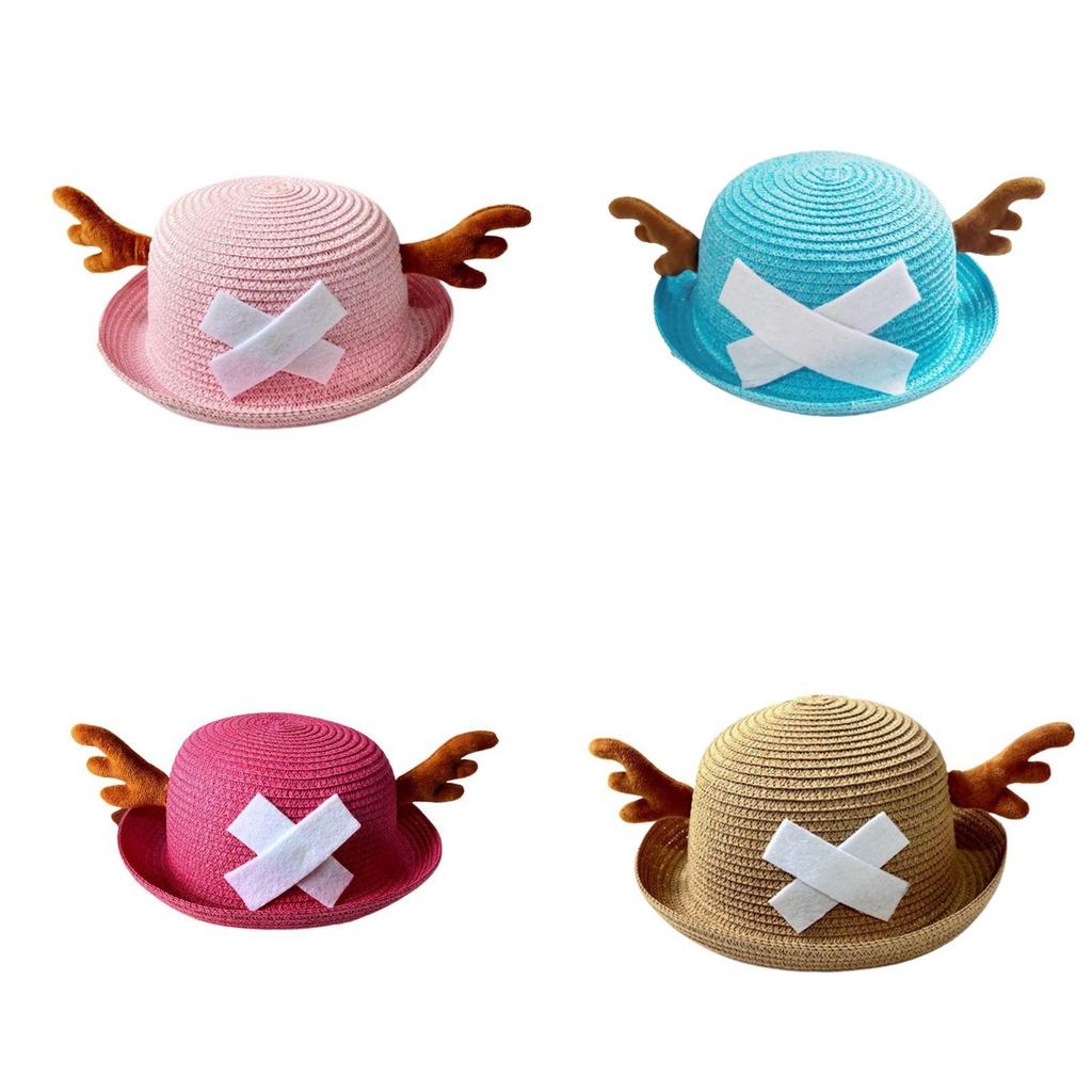 Kolorowy Dwuwymiarowy Kapelusz Kopułowy Chopper z One Piece Jako Rekwizyty do Cosplayu dla Rodziców i Dzieci