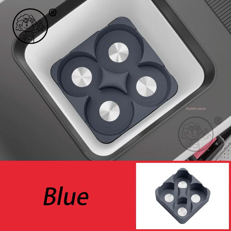 For BYD Leopard 7 Titanium 7 2025 2026 Car Silicone Refrigerator Storage Box Restyling Tray Interior Storage Accessoriestyhr11