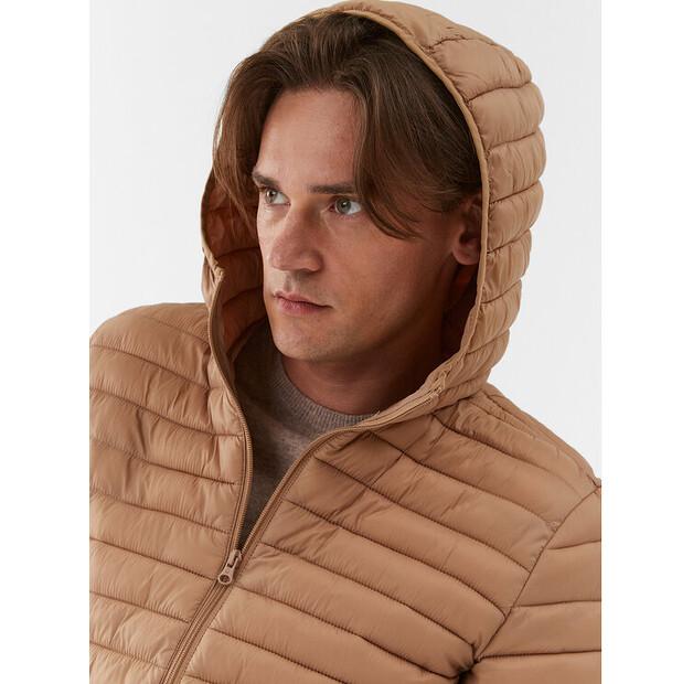 Down Jacket United Colors Of Benetton 2BA2UN02O Beige Regular Fit