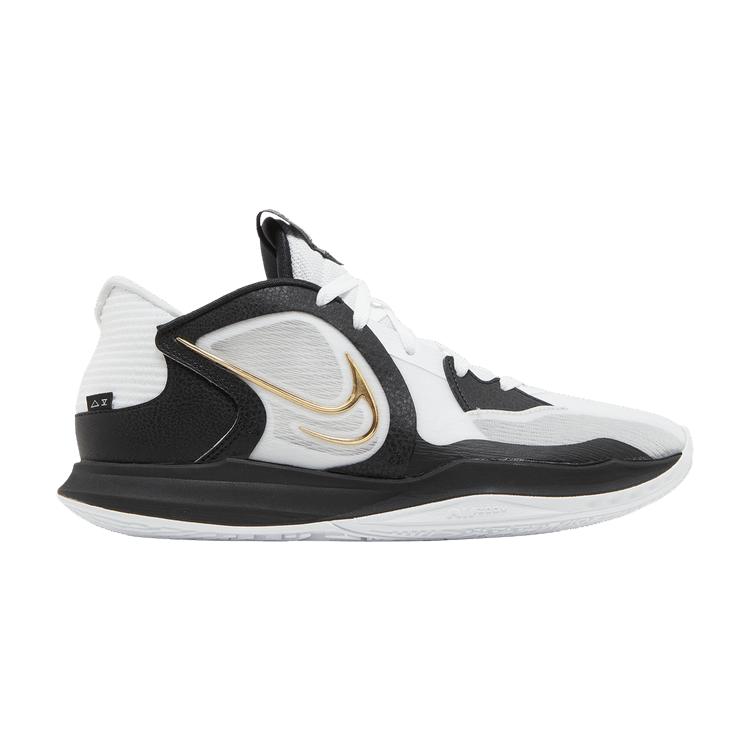 Nike Kyrie Low 5  White Black Metallic Gold  46
