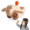 Wooden Simulation Airplane Model Detachable Aircraft Montessori Toys  Kid Toy