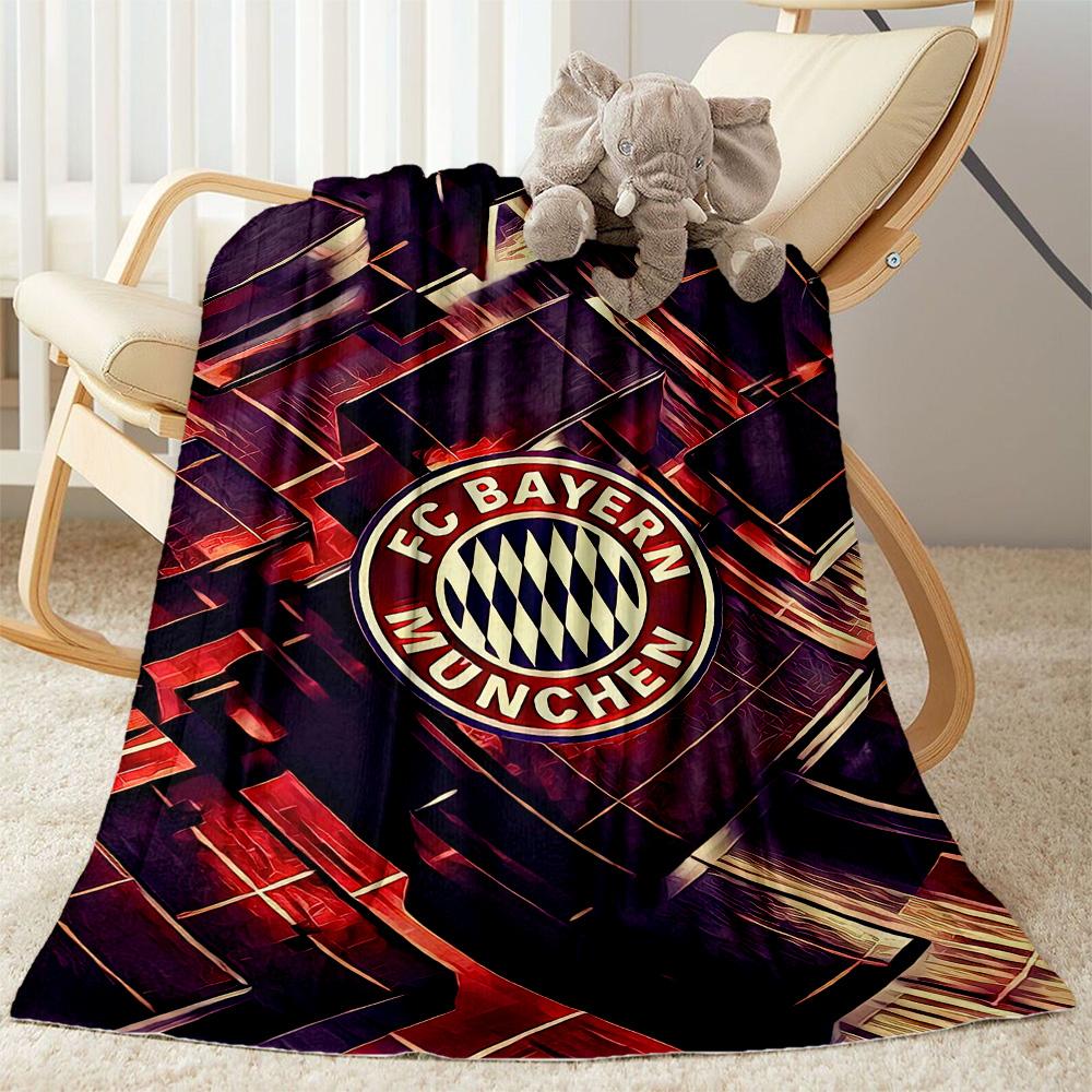Bayern Munich Blanket Comfortable Perfect for Bed Livingroom Picnics for All Seasons Modern Birthday Christmas Gift Blanket