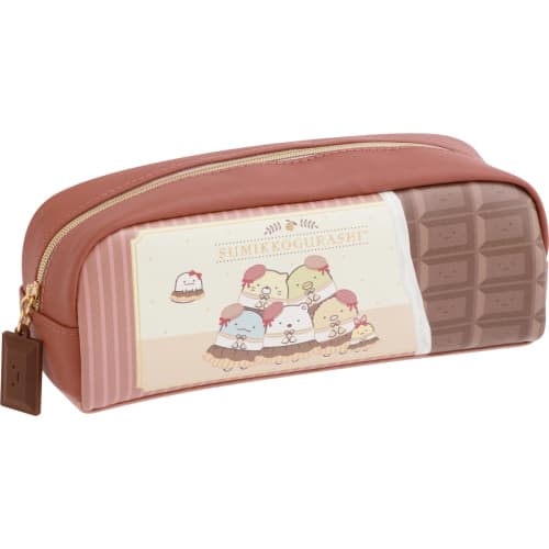 San-X Sumikkogurashi "Chocolate Fair at Cafe Sumikkogurashi" Pen Pouch PT17801 H85 x W200 x D70mm