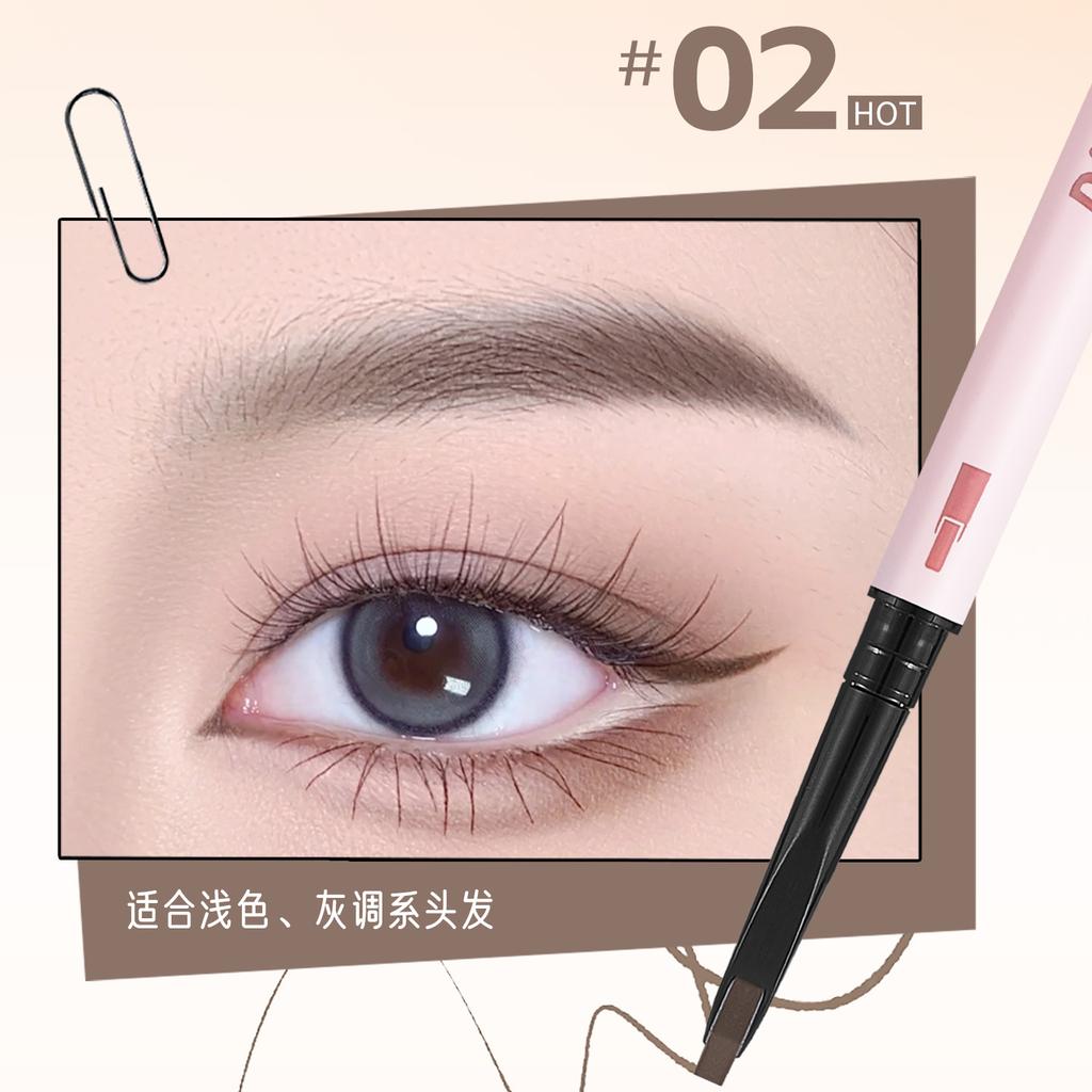Waterproof Sweatproof Natural Non Smudge Non Fading Thin Blade Wild Brow Eyebrow Pencil For Makeup Artists