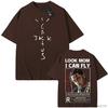 100 Cotton T Shirt Unisex Unisex Fashion Hip Hop T Shirts Cactus Jack Loose Short Sleeve Fans Gift Tops Unisex K14
