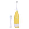 0.3W Kids Electric Toothbrushes Battery Powered Replaceable Brush Head Soft Bristles ToothbrushYellow