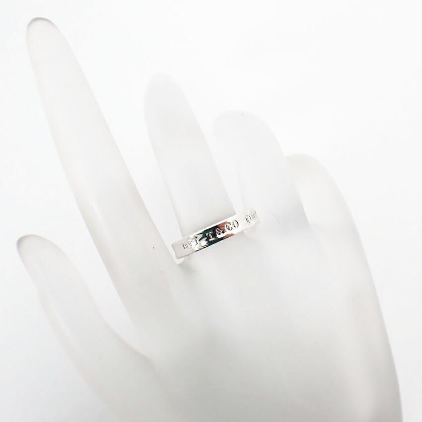 [Used] TIFFANY 925 1837 Narrow Ring / Size 12 / J45-4