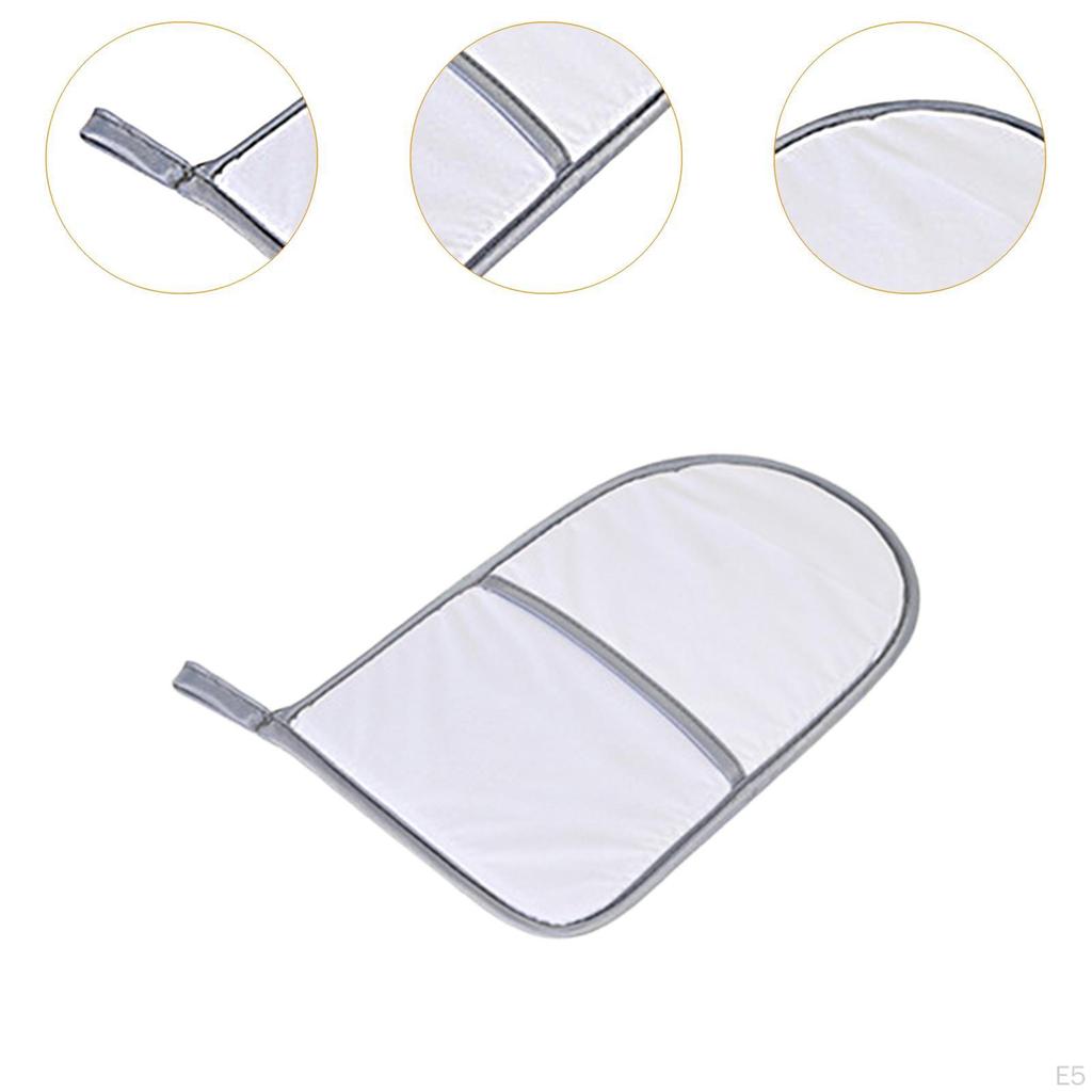 2 Pieces Ironing Gloves Anti Steam Mit Heat Insulation with Loop for Clothes Steamers Thick Sponge