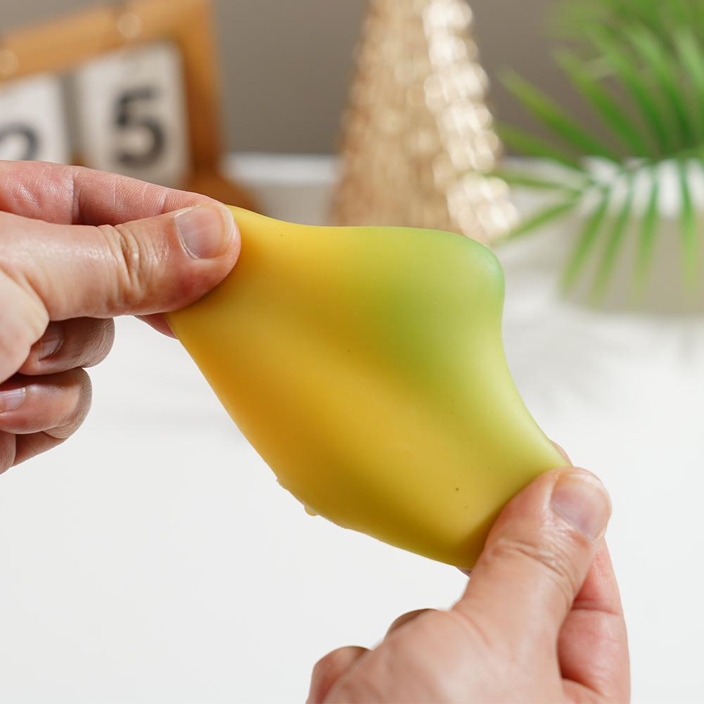 Magic Color Change Strawberry Mango Squeesh Toy Slow Rebound Fruit Stress Relief Ball Kawaii Anti-Stress Sensory Fidget Toy