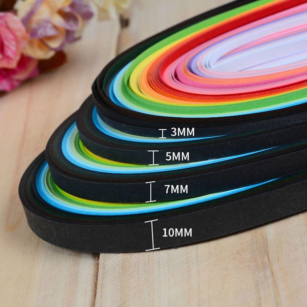 180Ocs 3/5/7/10mm Quilling Paper DIY Origami Creative Colorful Strips  Quilling Tools