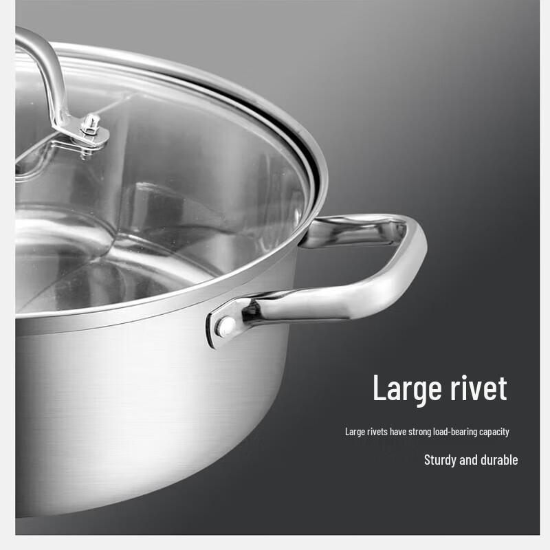 FATTBAO Verdickter 304 Edelstahl Hot Pot