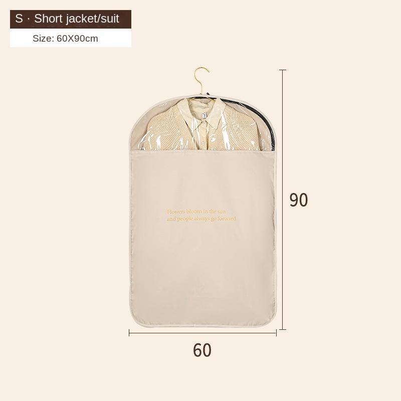 

Clothing Dust Cover Hanging Light Luxury Clothing Dust Bag Down Jacket Transparent Coat Cover