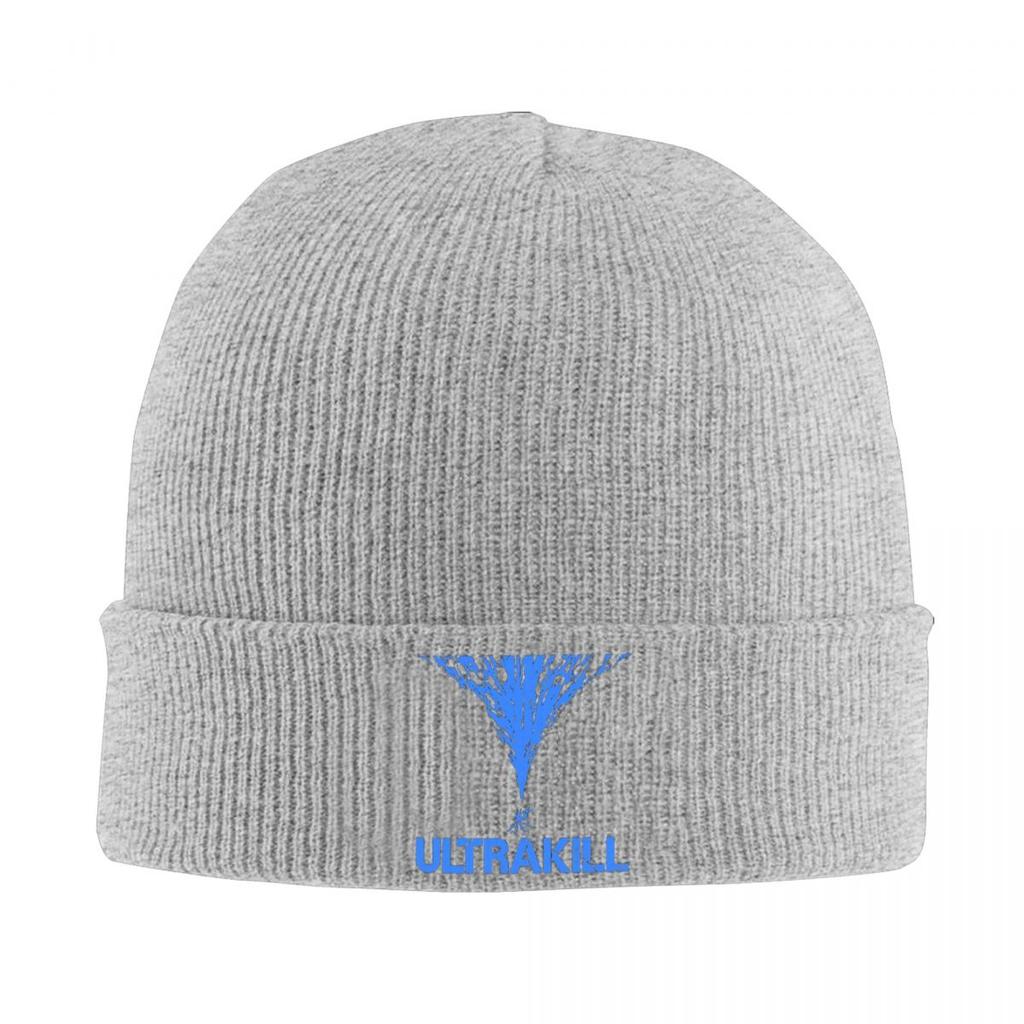 Ultrakill Video Game Accessories Warm Knitted Cap Winter Knit Bonnet Hat Skullies Beanies Hip Hop Caps for Unisex