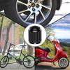 Krytky ventilků pneumatik pro automobily 100 ks Krytky ventilků pneumatik pro motocykly a jízdní kola Plastový kryt na ventilky pneumatik, krytky ventilků pneumatik, autopříslušenství