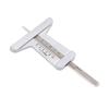 0 to 50mm Tire Thread Depth Gauge Stainless Steel Portable Depth Meter for Car Motorcycle