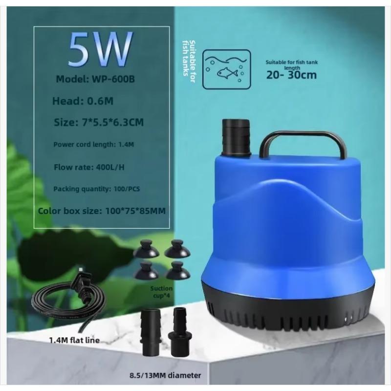 

5W Fish Tank Submersible Pump Small Bottom Suction Pump Silent Water Circulation Filter Pump Water Change Circulator Pump Tank