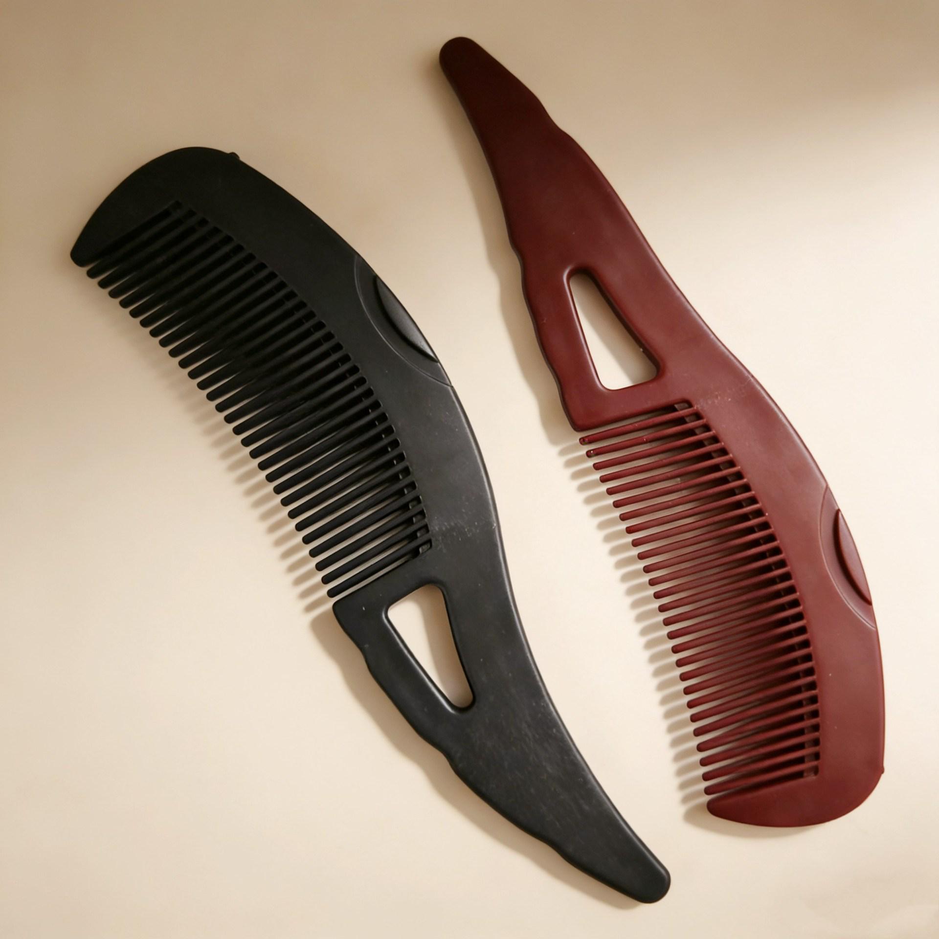 Oil-Removing Scalp Comb: No-Rinse Hair Cleansing Tool for Women, Styling & Massage. темно-коричневого