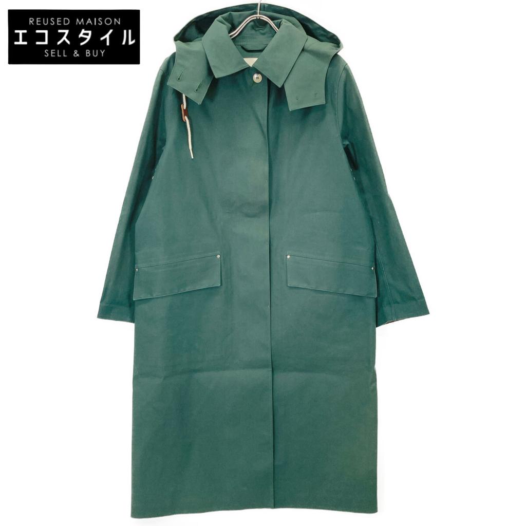 MACKINTOSH [Immediate decision/Domestic regular] IDJ/3Q CHRYSTON soutien collar rubberized coat 8 greenUsed