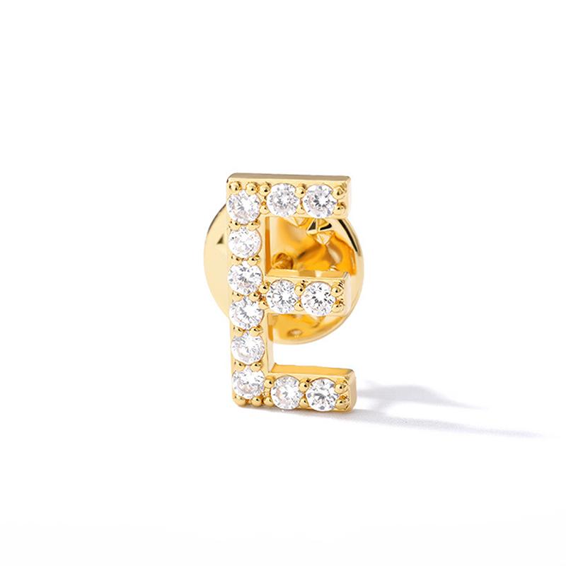 A-Z Letter Brooches For Women Initial Name Brooch Pins For Suit Shirt Collar Accessories   Brooch Jewelry