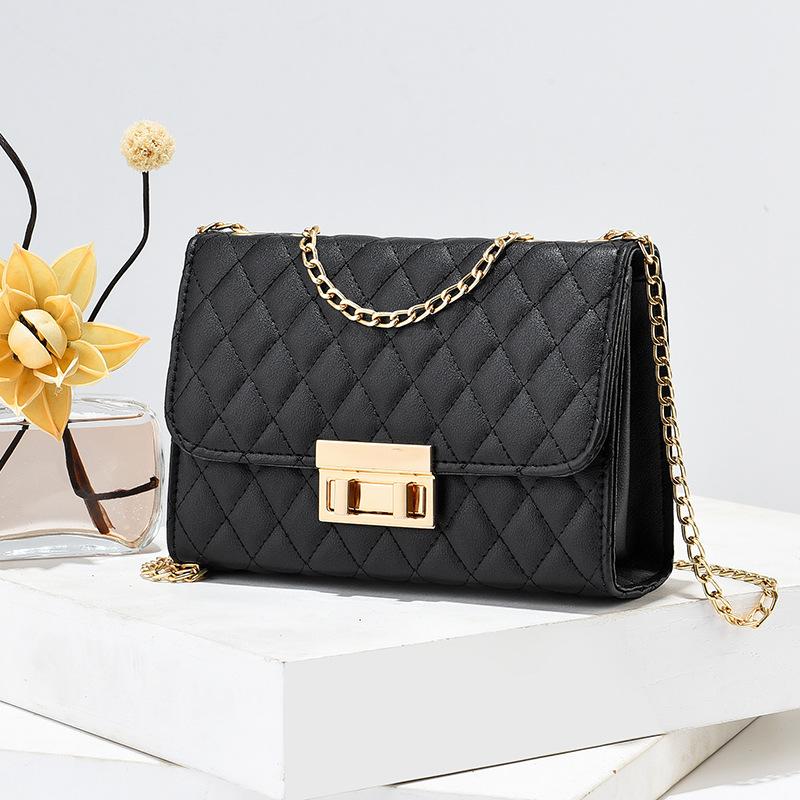 Women's Lingge Chain Bag Single Shoulder Cross Shoulder Small Fragrant Wind Student Versatile Mini Bag