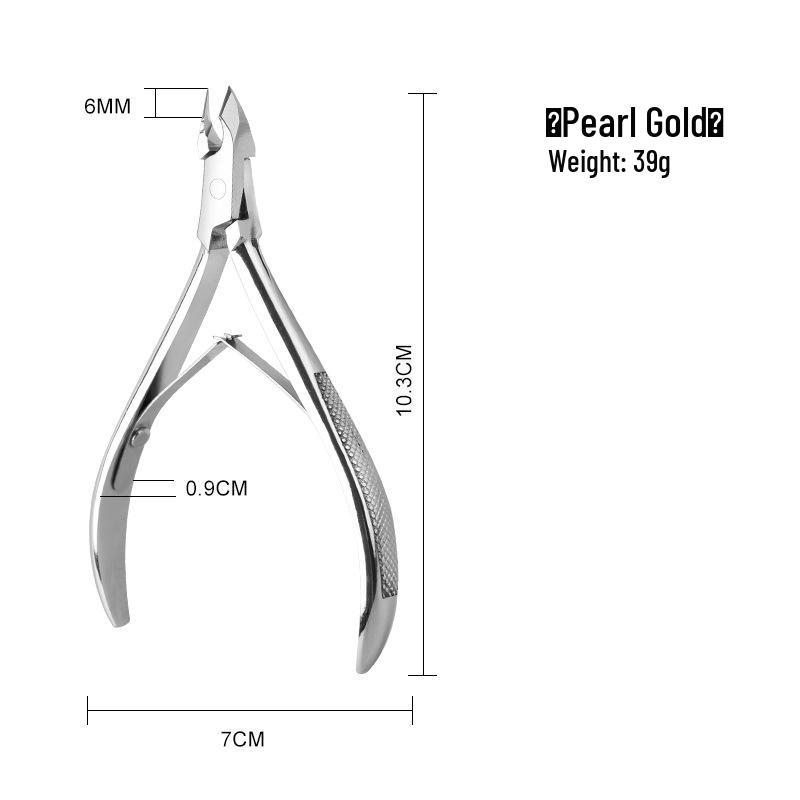 

Кусачки для кутикулы Teiko из нержавеющей стали: Прецизионный инструмент для удаления кутикулы, омертвевшей кожи и заусенцев. Patterned Cuticle Nipper