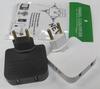 Ultra-Thin Type-C European Power Converter with USB - 3-in-1 Plug