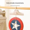 Stackable Non-Marking Trouser Clips - Space-Saving, Anti-Wrinkle Pants Hanger for Home Wardrobe Organization