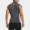 Under Armour T-shirt de sport à compression sans manches à col montant pour homme tops Gris 1361521-090