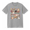 Adorable Guinea Pig And Mushroom Print T Shirt For Mom Lovers With Cottagecore Style Vintage Casual Fashion Unisex