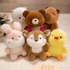 17cm Pretty Mini Desktop Pets Series Plush Toys Delicate Lovely Handmade Baby Animals Doll Perfect Gift To Kids