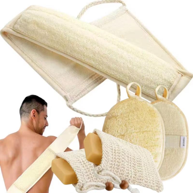 Exfoliating Back Scrubber Made From Flax Fiber A Traditional Back Scrubber And Exfoliating Brush