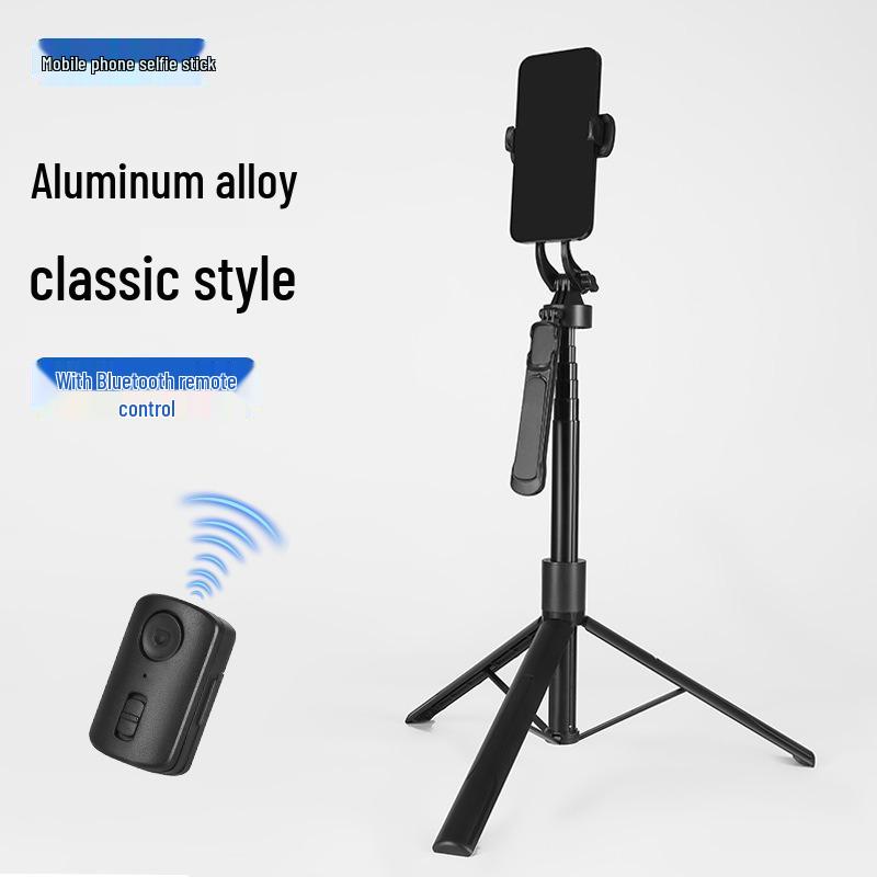 Tragbarer Anti-Wackel Bluetooth Selfie-Stick und Stativ mit Handheld-Gimbal für Smartphones