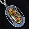 Natural Opal Pendant 49 ct Oval Cut 925 Sterling Silver Gemstone October Birthday Birthstone