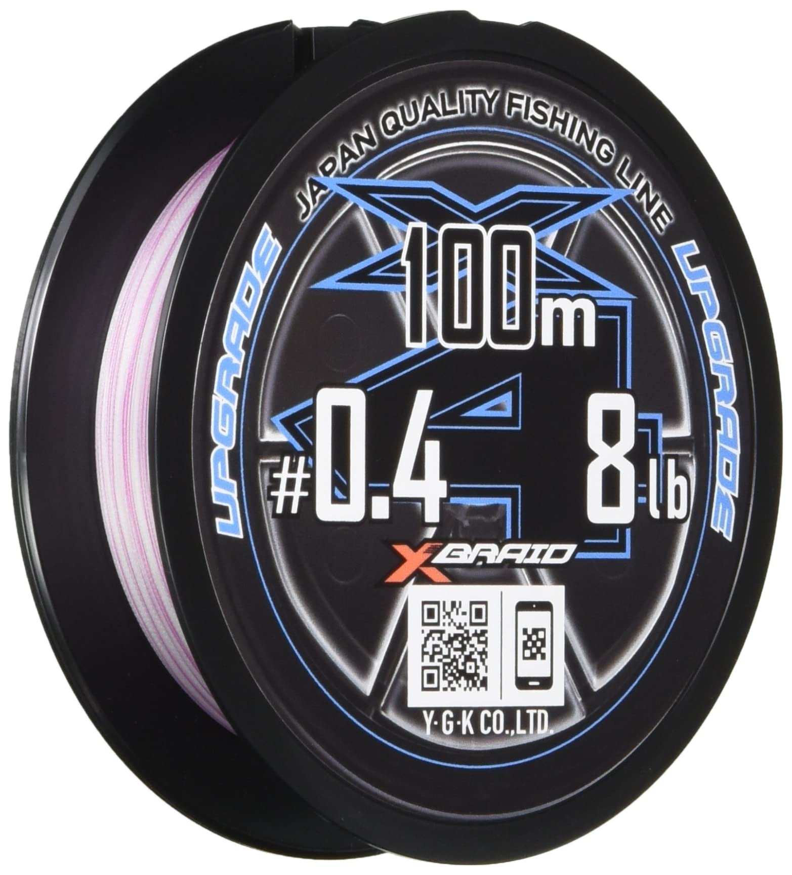 Upgrade X4 100m 8lb Orchid White 1m15cm every 1m Pink Mark X-Braid 0.4