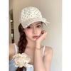 Bow Lace Baseball Cap New Big Head Surround Sun Protection Sun Protection Baseball Cap