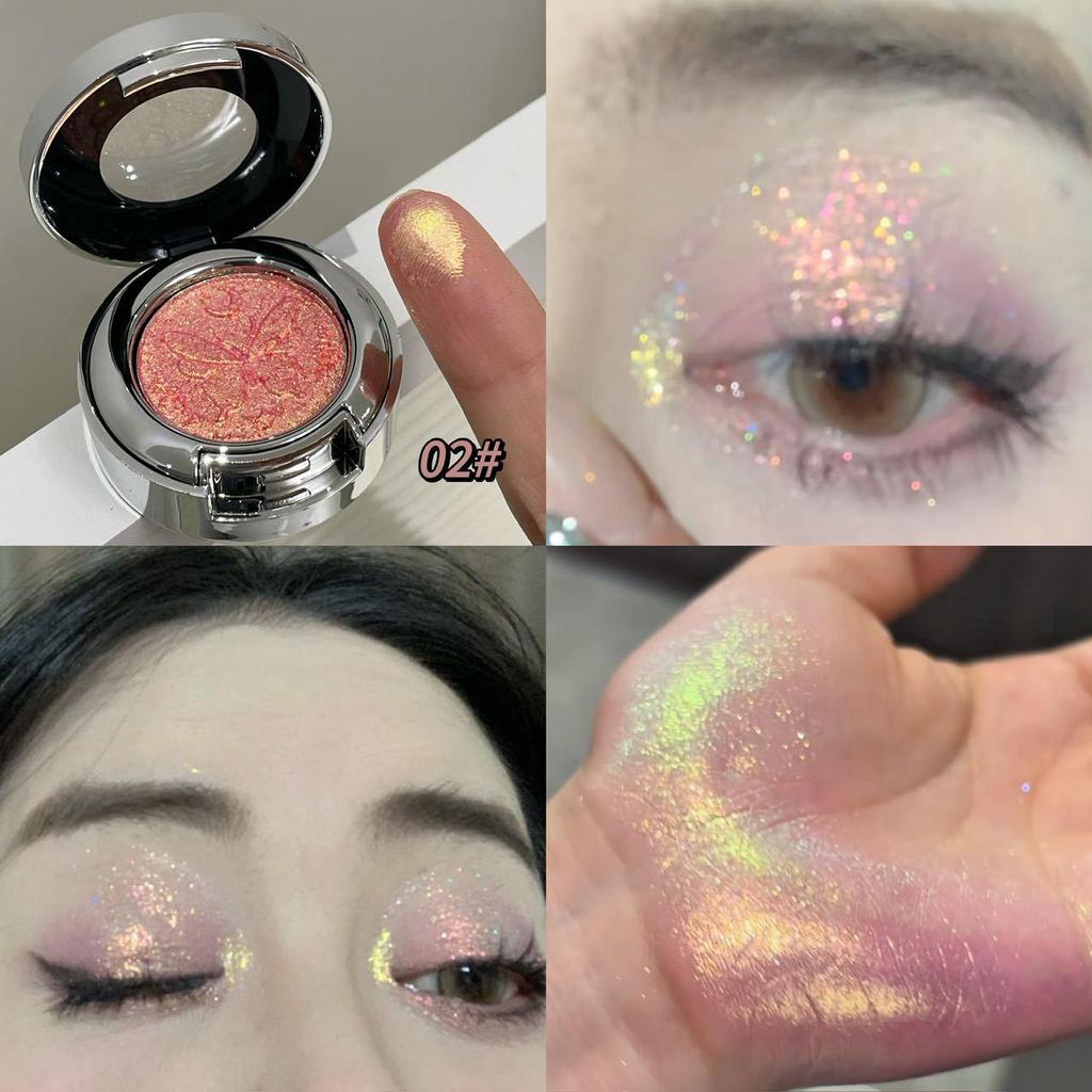 Flashy Silver Chameleon Highlighter: Icy Shimmer for Daily Brightening