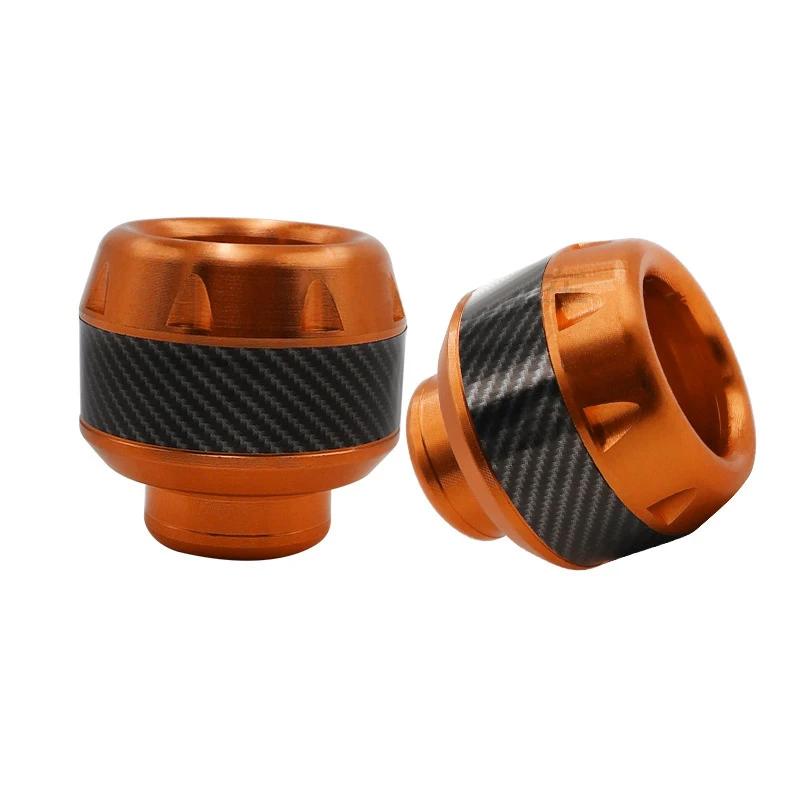 Universal Motorcycle Wheel Protection Crash Pad Cups Alloy Motorbike Crash Protectors Motocross Falling Front Fork Slider Cups