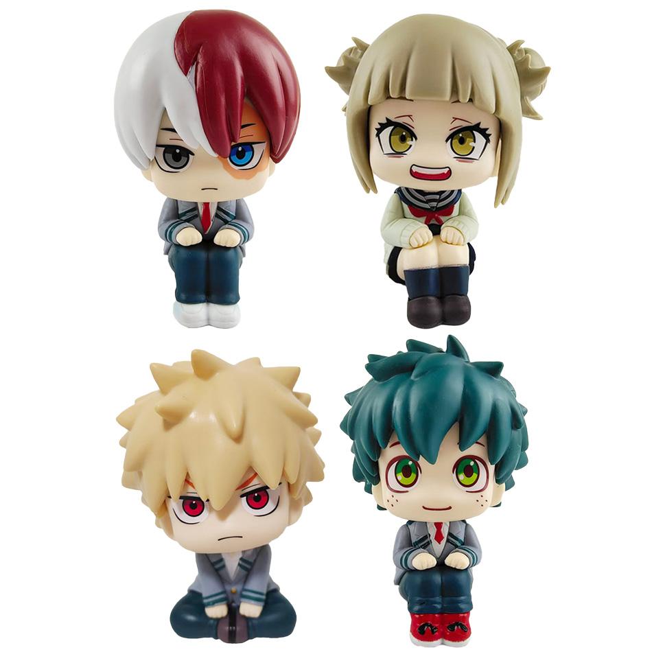 10cm Boku no Hero Academia Anime Figure Midoriya Izuku Action Figure Bakugo Katsuki/Todoroki So Figurine PVC Collection Toys
