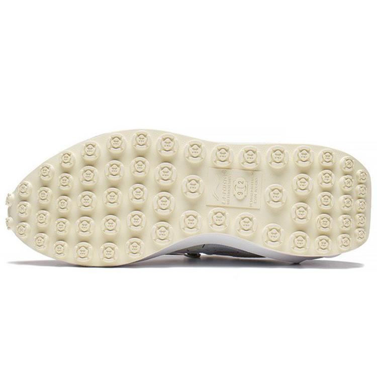 Li Ning Square And Round Textile, Leather Low Top Cushioning Slip Resistant Abrasion Resistant Breathable Lightweight AGCS108-9