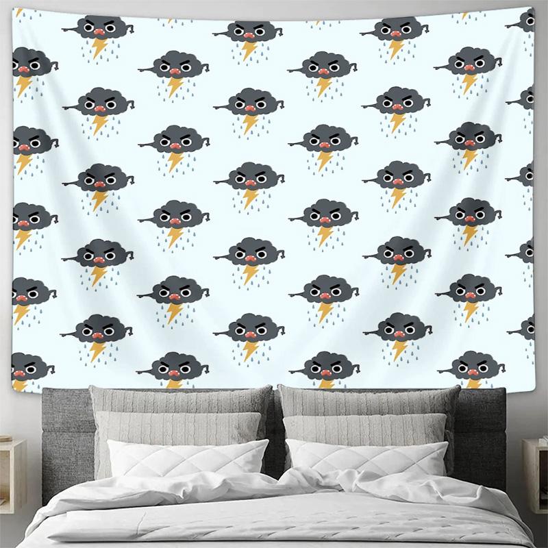 Wall Tapestry Aesthetic Room Decor Japanese Anime Landscape Nature Backdrop Twin Size Bedding Throw Blanket Home Living Dorm