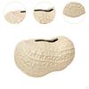 Ceramic Tissue Box Paper Holder Peanut Shape Multifunctional Home Ornaments Crafts Modern