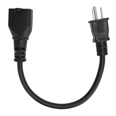 1 Ayak Nema 5?15P'den 5'e?20R Güç Kablosu 16AWG Ağır Hizmet Tipi 15A Ev Tipi Fişten 20A T Bıçaklı Adaptöre