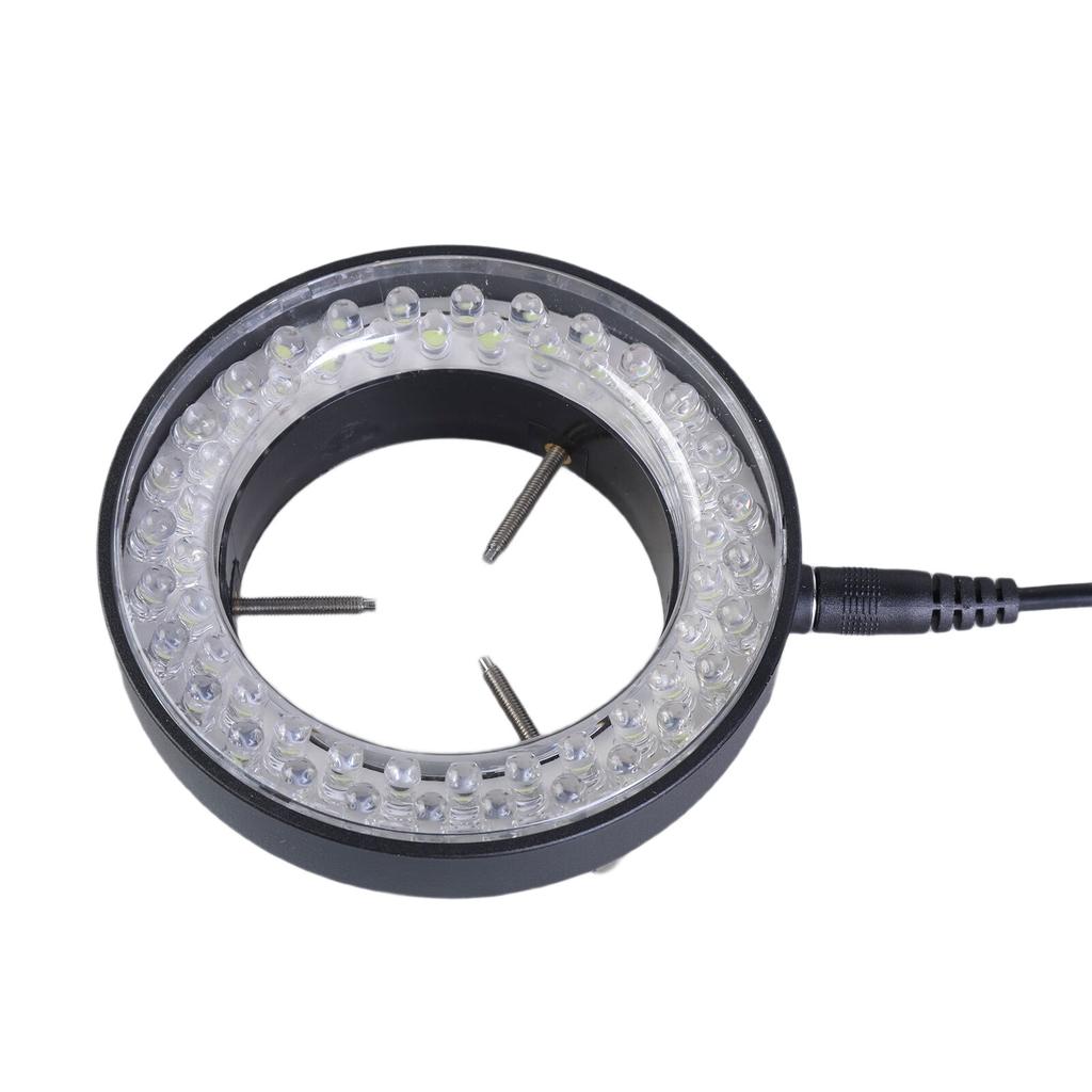 Verstellbares LED-Ringlicht Geeignet für Mikroskope 60 LEDs Weiße Beleuchtung Wissenschaftliche Forschung und Elektronikreparatur
