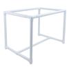 Embroidery Frame Stand 99x73cm Plastic Pipe Height Adjustment Needlework Cross Stitch Table for