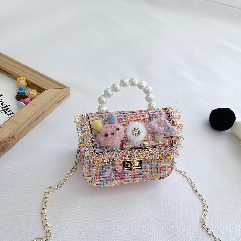 

Adorable Small Girl s Cotton Bag For Trendy Toddler Princesses With Unique Patterns рожевий