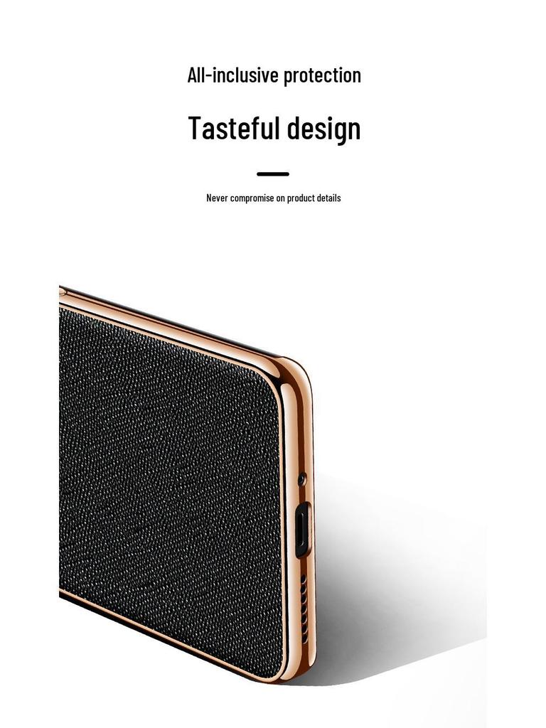 Electroplated Cross Texture Phone Case for Xiaomi 14PRO/13ULTRA/14ULTRA/12 - Light Luxury Design.
