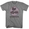 Woodstock 1969 Circle Logo Men T Shirt Rock Soul Music Merch