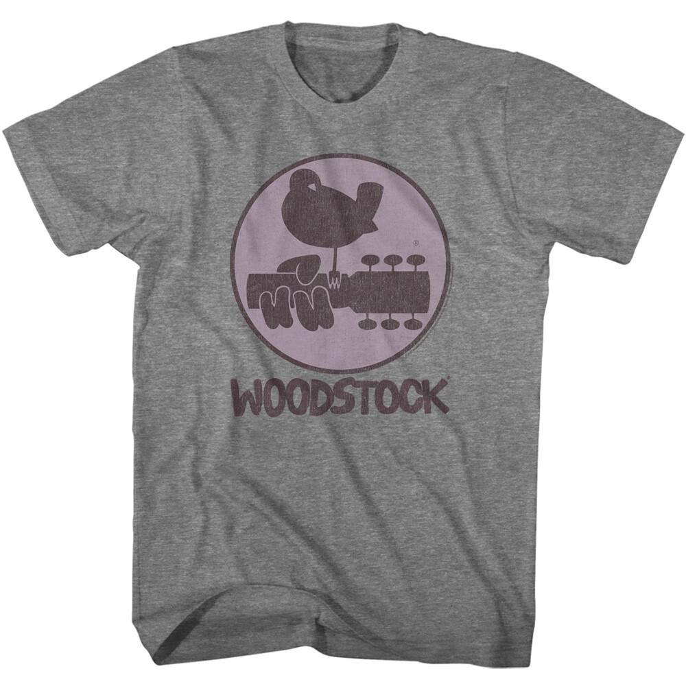 Woodstock 1969 Circle Logo Men T Shirt Rock Soul Music Merch XXL
