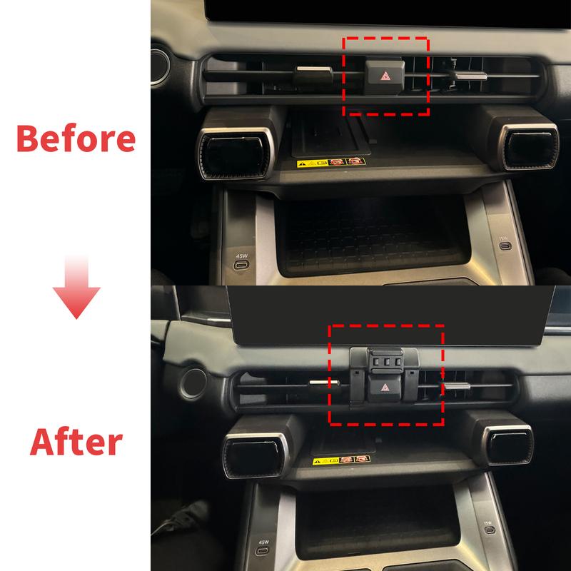 Pro Toyota RAV4 2026 2027 Pravostranné řízení Levé řízení Integrovaný držák telefonu na displej Držák Autopříslušenství